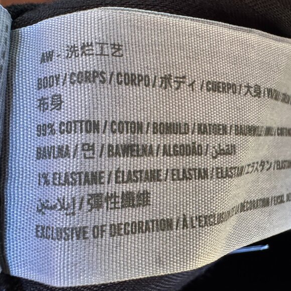 Abercrombie & Fitch Black Ultra High Rise 90s Straight Jeans in Women's 34/18L - Picture 14 of 14